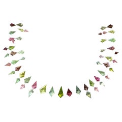 37.94 carats multi tourmaline top quality fancy layout for jewelry natural gem