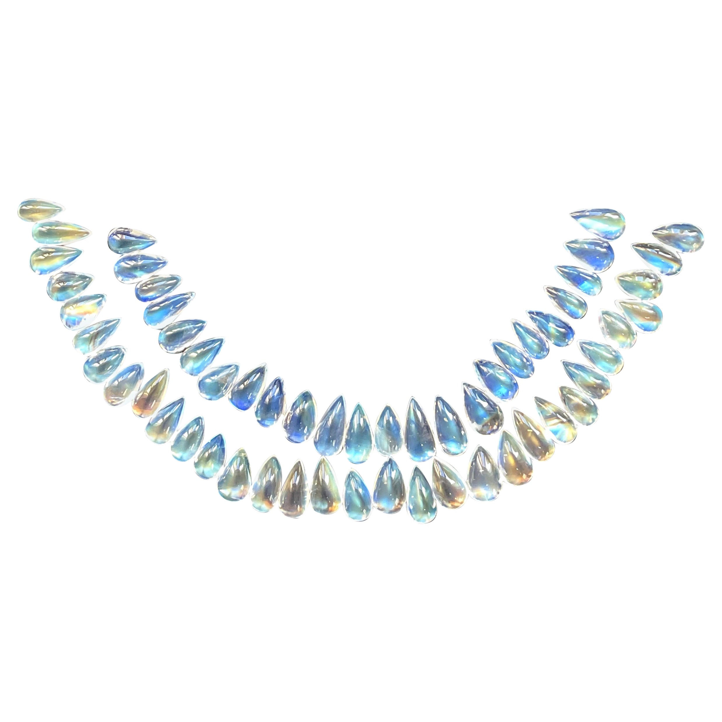 104.45 carat moonstone top quality pear layout for fine jewelry natural gemstone