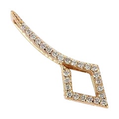 14K Solid Gold Diamond Charm Pendant For Women Wedding Jewelry Gift for women