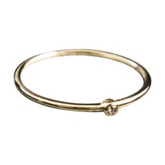 Anillo de diamantes de oro macizo de 14k Anillo de oro con diamantes naturales Anillo de San Valentín