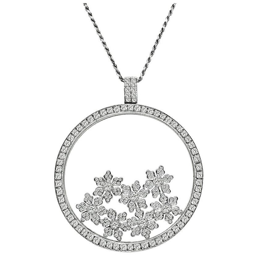 3.50ct Diamond Gold Pendant Necklace