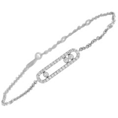 18K White Gold 0.45ct Diamond Bracelet