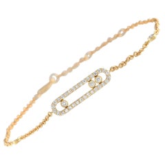 18K Yellow Gold 0.45ct Diamond Bracelet