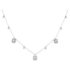 14K White Gold 0.70ct Diamond Necklace NK01763-W