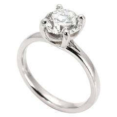 Round Brilliant Cut Diamond Ring 2.01 Carat 5