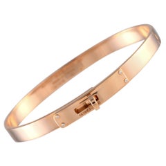 Hermes Kelly 18K Rose Gold Bracelet