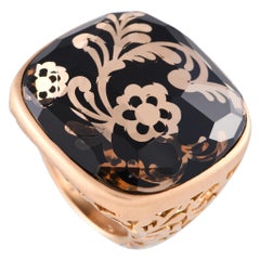 Pomellato Arabesque 18K Rose Gold Crystal Ring