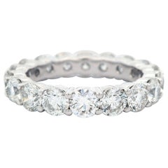Alexander Beverly Hills 4.23ct Eternity Band 18k White Gold s.6.50