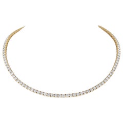 Alexander Beverly Hills Collana Tennis con diamanti da 20,12 carati in oro giallo 18k