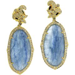 Kynite Diamond Gold floral earrings 7