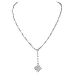 2.77 carat Diamond Drop Necklace White Gold