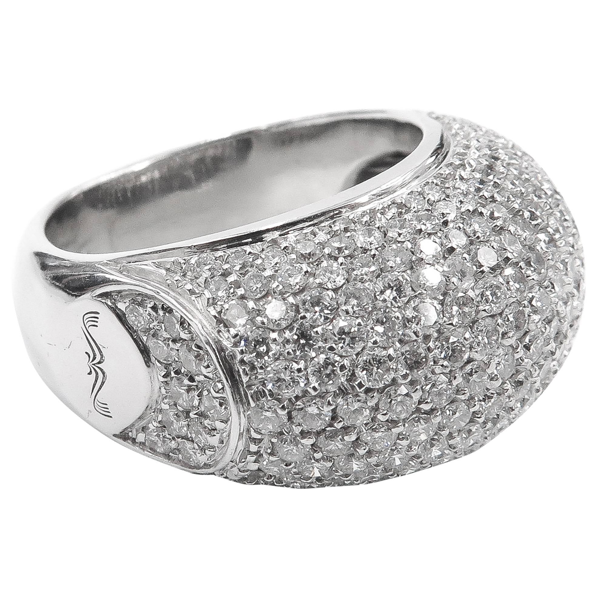  Diamond Pave Ring For Sale