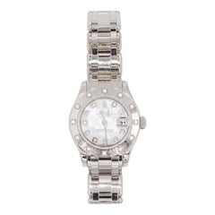 White Gold Rolex Pearlmaster  80319