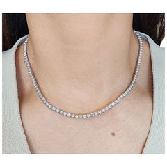 5.41 ct Diamond Tennis Necklace