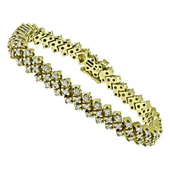 3.75ct Diamond Gold Bracelet