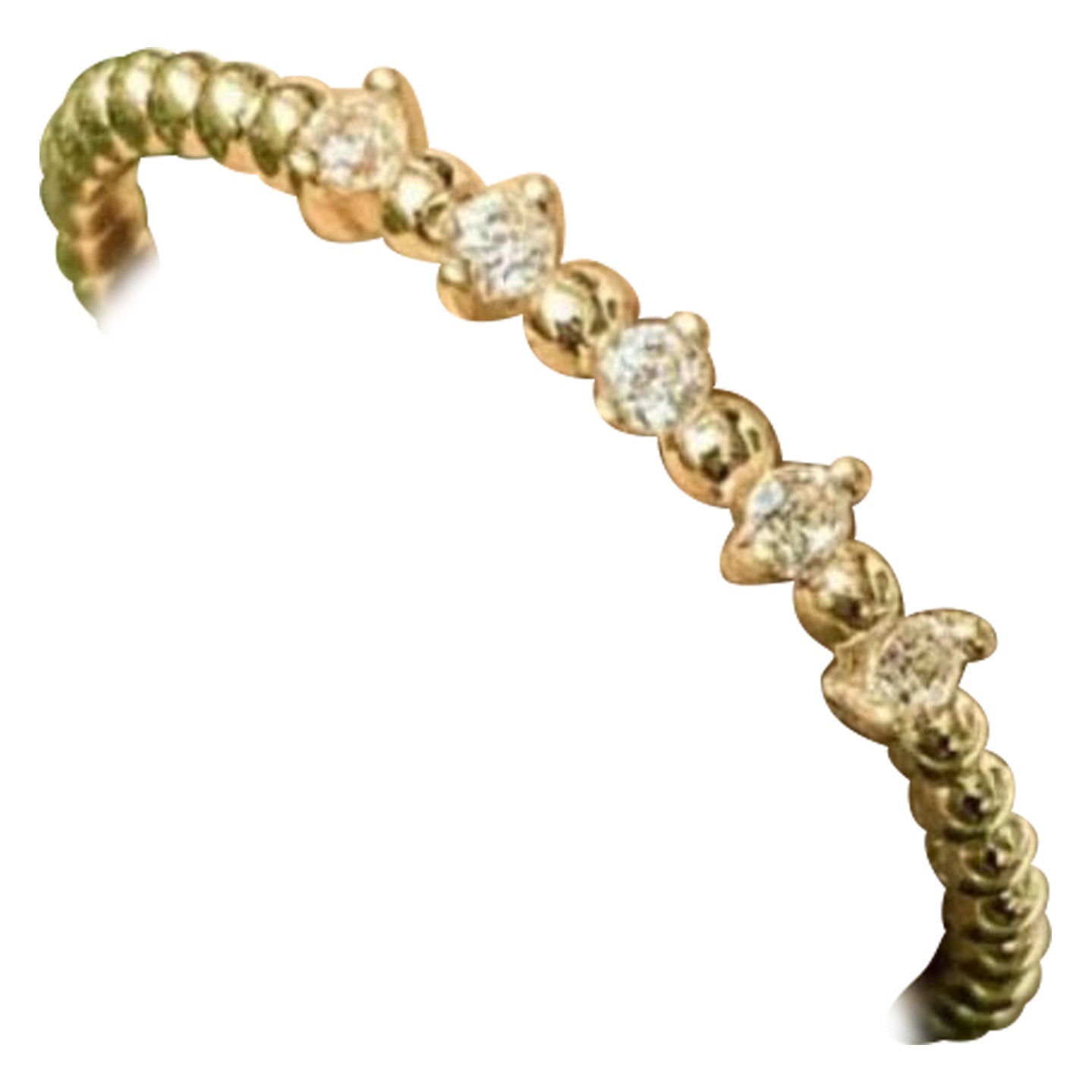 Anello impilabile con diamanti naturali in oro massiccio 14k Anello di eternità minimalista A. Valentin

Peso totale dei carati
0,24 ctw e meno
Spessore della banda
1.5 mm circa
Certificazione
IGI
Materiale
Diamante, oro giallo
Numero di