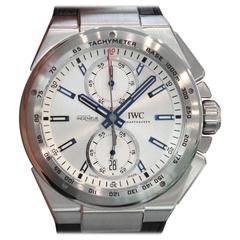 Used IWC Ingenieur Stainless Steel Chronograph Racer Automatic Wristwatch