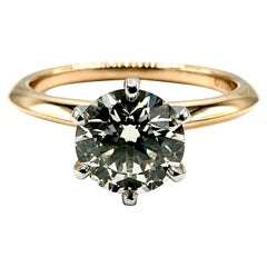 Tiffany & Co. 1.08 Carat I/VVS2 Round Brilliant Diamond Six Prong Ring