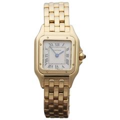 Cartier ladies Yellow Gold Panthere Quartz Wristwatch Ref 1070 2  