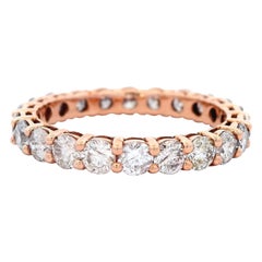 Alexander Beverly Hills 1.89ct Round Diamond Eternity Band Rose Gold 5.75