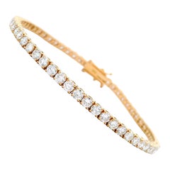 Alexander Beverly Hills Bracciale tennis con diamanti da 5,22 carati in oro giallo 18 carati