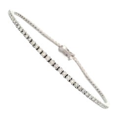 Alexander Beverly Hills 1.28ct Diamond Tennis Bracelet 18-Karat White Gold