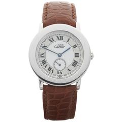 Cartier Stainless Steel Ronde 1815 Quartz Wristwatch