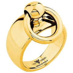 Betony Vernon „O'Ring Band Medium Ring“ Ring 18 Karat Gold auf Lager