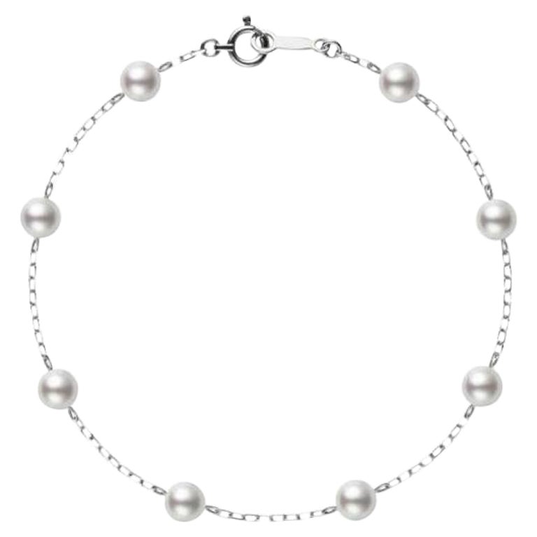 Mikimoto Tin Cup Bracelet a+ PD129WP055