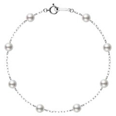 Mikimoto Bracelet coupe en étain PD129WP055