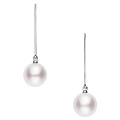 Mikimoto Akoya Cultured Pearl Earrings in 18k White Gold PEA1005W