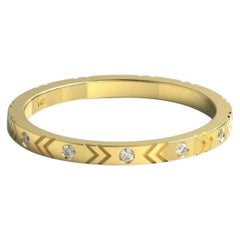 Diamond Eternity Wedding Band 14K Solid Gold Anniversary Ring For Women