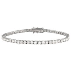 Alexander Beverly Hills 4.35ct Diamond Tennis Bracelet 18k White Gold