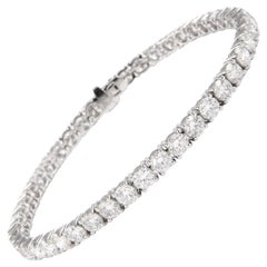 Alexander Beverly Hills Bracelet tennis en or blanc 18 carats avec diamants 8,90 carats