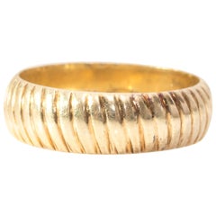 1970s Tiffany & Co. Yellow Gold Band