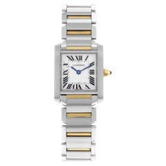 Cartier Montre Tank Francaise en or jaune 18 carats et quartz, pour femmes W51007Q4