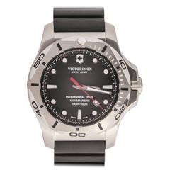 Victorinox Rubber I.N.O.X. Professional Diver certified diving Quartz Wristwatch