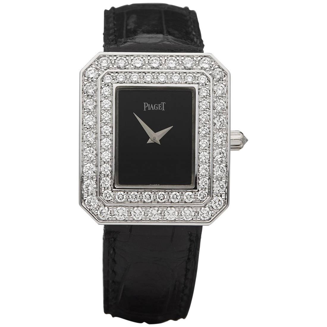  Piaget Ladies White Gold diamonds LimeLight Original Quartz Wristwatch  
