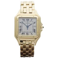 Cartier Yellow Gold Panthere Quartz Wristwatch Ref W3305 