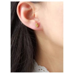 Cactus Studs Earring 14k Solid Gold Cute Cactus Dainty Studs Geburtstagsgeschenke.