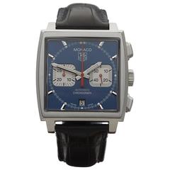 Used Tag Heuer Stainless Steel Monaco Steve McQueen Automatic Wristwatch  