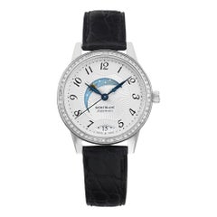 Montblanc Boheme Automatikuhr, Tag und Nacht Stahl Diamant-Silber-Zifferblatt Automatikuhr 114732