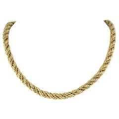 Tiffany & Co. Gold Rope Necklace