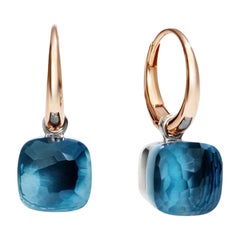 Pomellato Nudo Petit Blue Topaz Ladies Earring POB2010O6000000TL