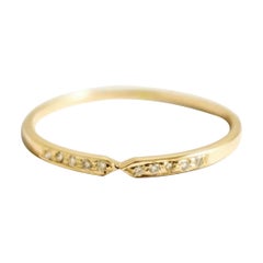 Bague de Saint-Valentin en or 14k sertie de diamants Bague de Saint-Valentin en or 14k sertie de diamants Bague d'amour minimaliste à l'infini
