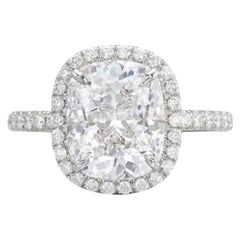 A MORCHA 1.5 Carat Cushion diamond ring