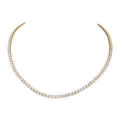 Alexander Beverly Hills - Collana Tennis con diamanti da 13,07 carati in oro giallo 18 carati