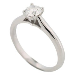 Cartier 1895 Anello con diamante solitario da 0,45 carati Pt 51 US 5,5