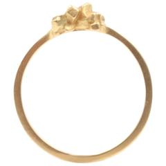 Satin Finish Gold Cutie Ring