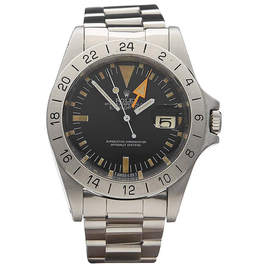 Rolex Stainless Steel Explorer II steve mcqueen Automatic Wristwatch